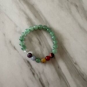 7 Chakra Colorful Gemstone Beaded Bracelet